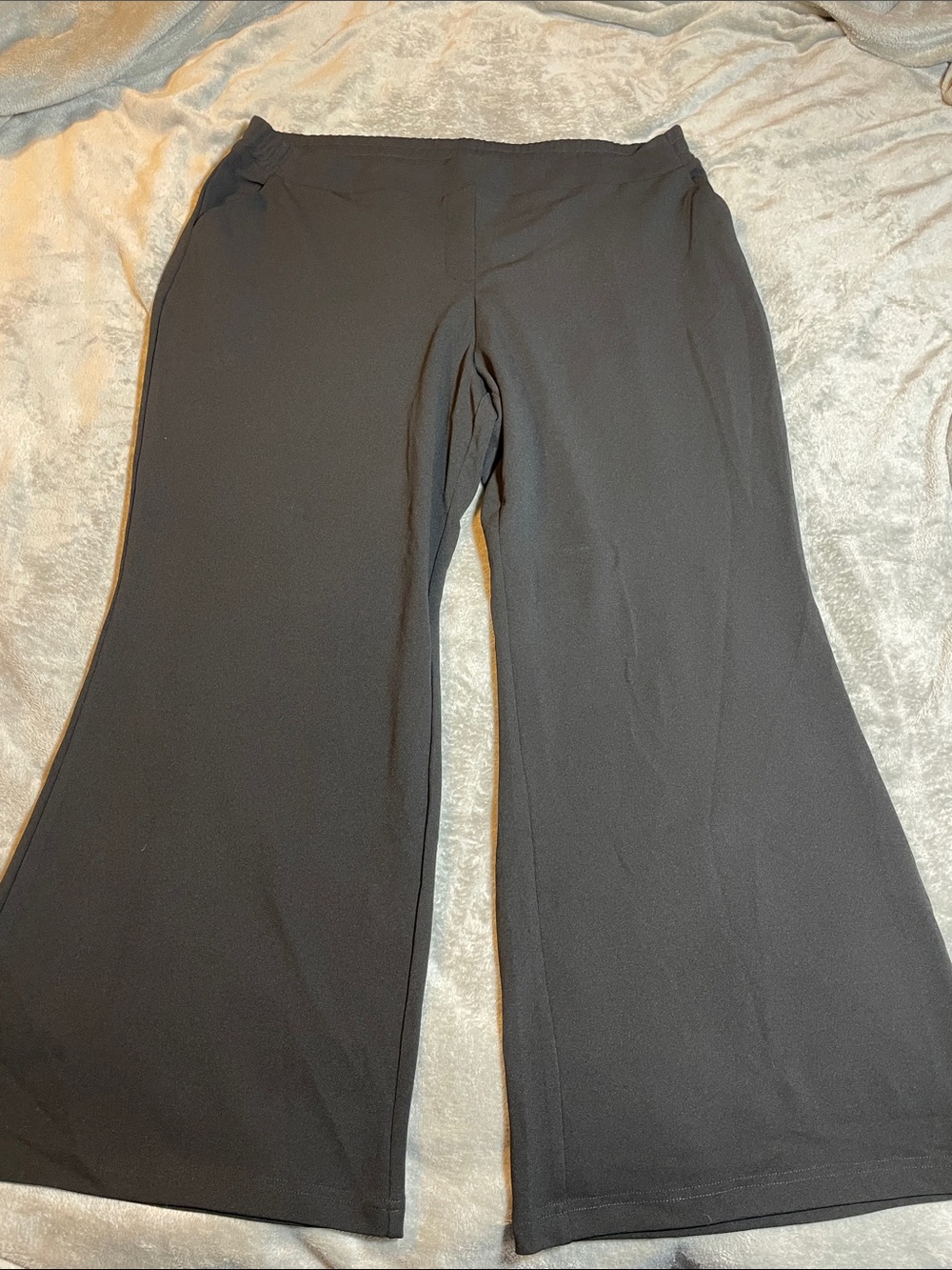 89th & Madison Black Pull On Wide Leg Pants